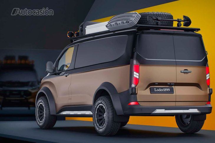esta ford transit custom está hecha para acampadas salvajes