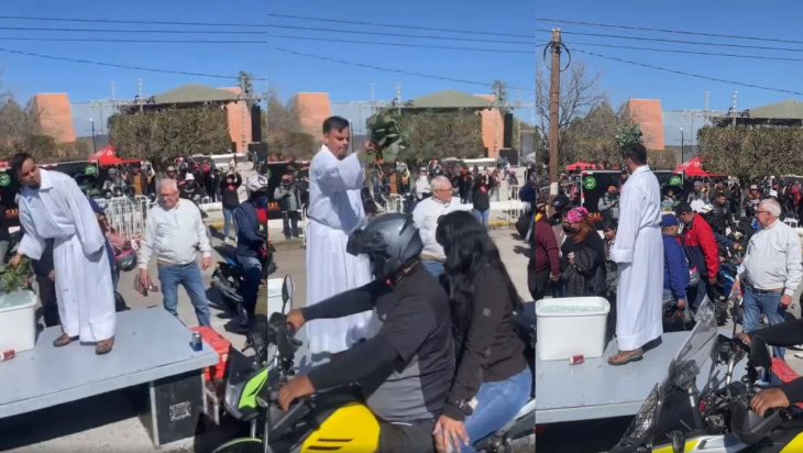 bendición de cascos 2024 reúne a miles de motociclistas en parras, coahuila