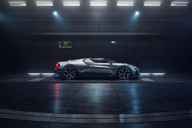 el bugatti w16 mistral redefine el arte y la artesanía de la aerodinámica del roadster
