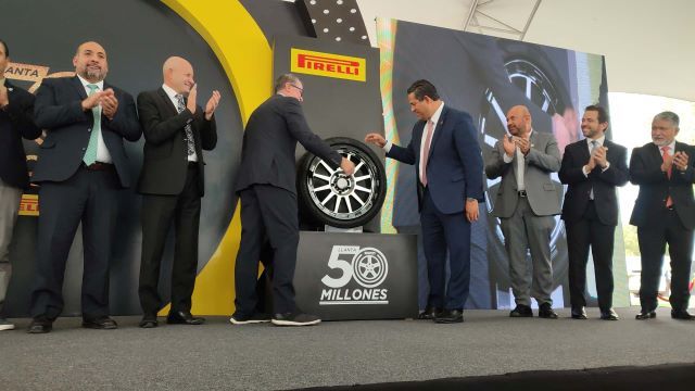 pirelli méxico celebra la producción de 50 millones de neumáticos