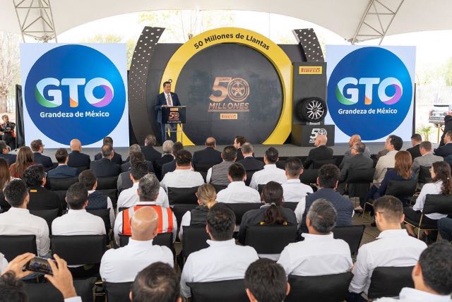 pirelli méxico celebra la producción de 50 millones de neumáticos