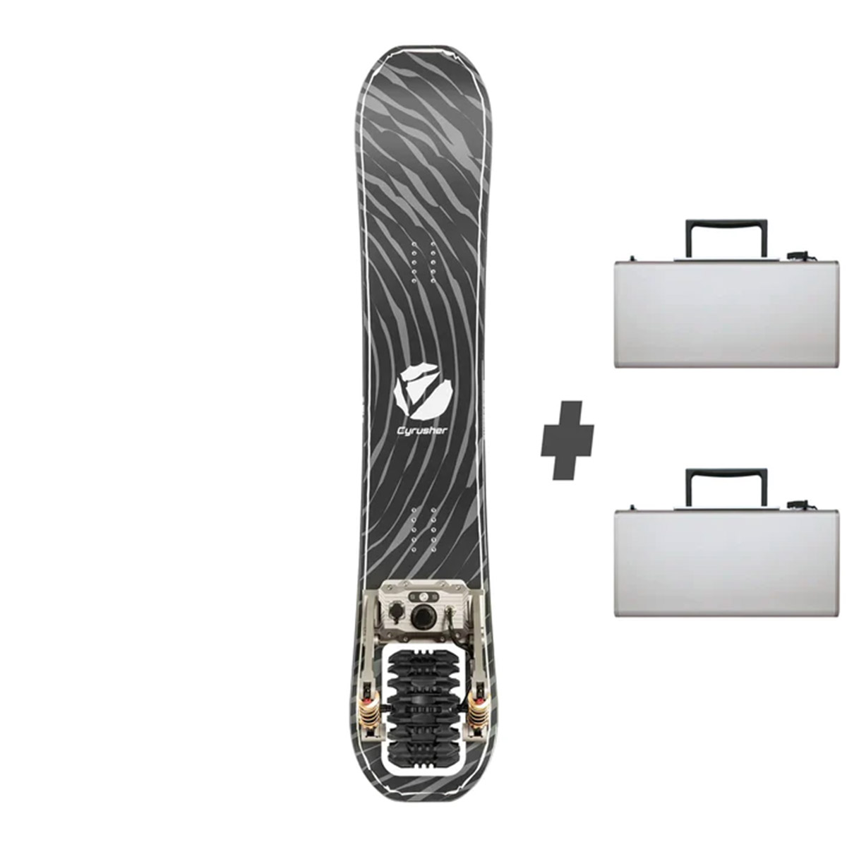 cyrusher ripple, la primera tabla de snowboard eléctrica del mundo para ‘surfear’ la nieve a 50 km/h