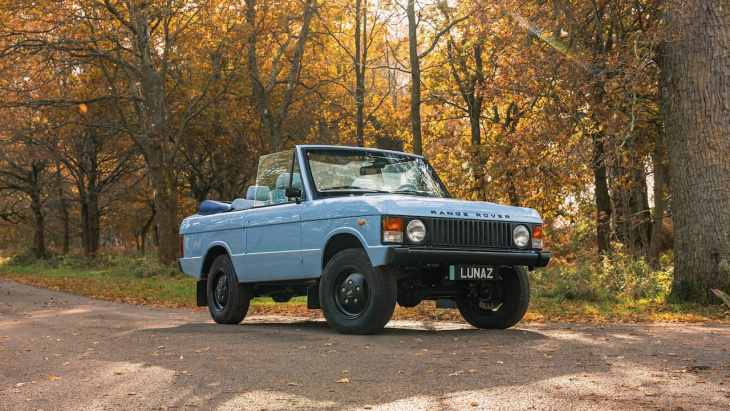 range rover safari by lunaz: electrificación y modernizando al icono