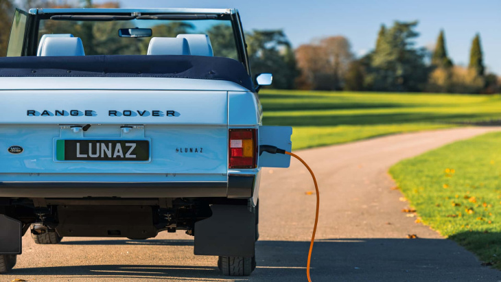 range rover safari ev restomod: todoterreno, descapotable y 100% eléctrico