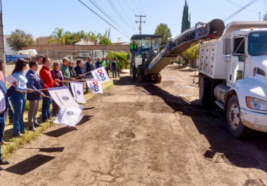 Durango arranca programa de pavimentación con asfalto donado por Pemex y 105 mdp del Repuve