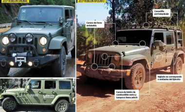 Crimen organizado clona Jeeps que usa el Ejército
