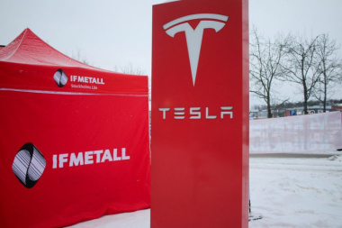 Red de supercargadores de Tesla resulta afectada por la huelga en Suecia