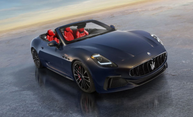 Maserati presenta el GranCabrio en versión spyder, la última creación de la marca Italiana