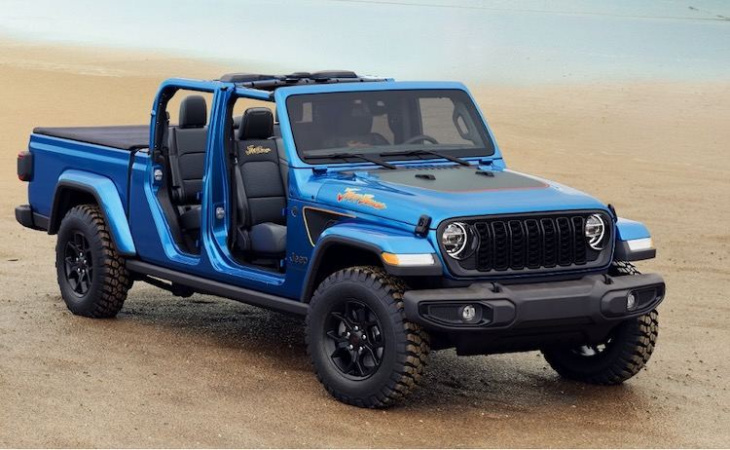 jeep presenta dos ediciones especiales del wrangler y gladiator 2024 para el evento jeep beach de este año