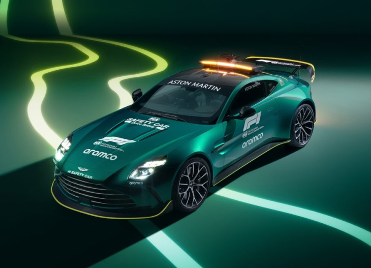 aston martin vantage, el nuevo safety car de la f1 para este 2024