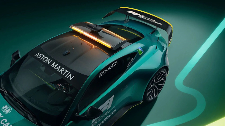 así es el aston martin vantage: el nuevo safety car de la fórmula 1