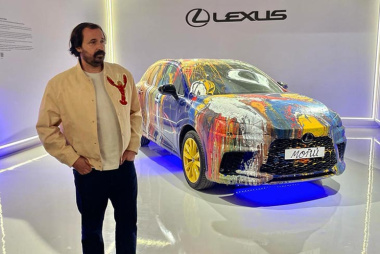 El Lexus Art Car ganador de 2023, en ARCOmadrid