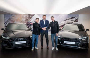 Marc y Alex Márquez reciben sus nuevos modelos RS de Audi y… ¡vaya misiles!