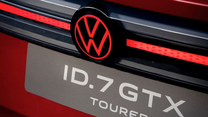 volkswagen id.7 gtx tourer 2024: más picante para el familiar eléctrico