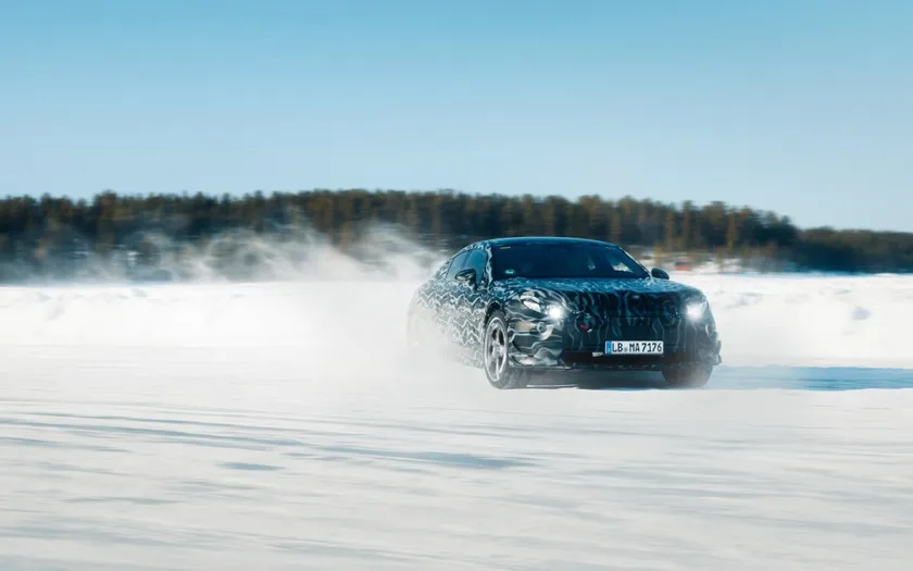 Mercedes-Benz prueba en Suecia su «anti Porsche Taycan», un gran turismo eléctrico basado en la plataforma AMG.EA