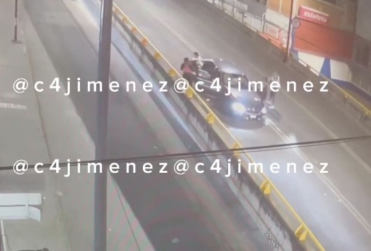 filtran video de borrachos en bmw después de atropellar a motociclista en cdmx