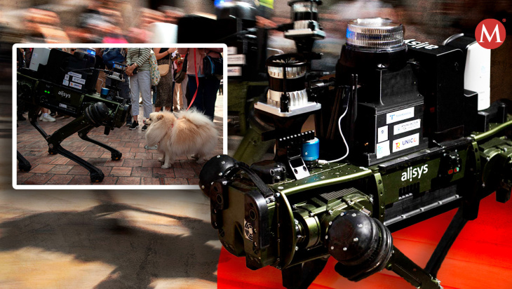 perrito robot inicia carrera como policía en españa | video