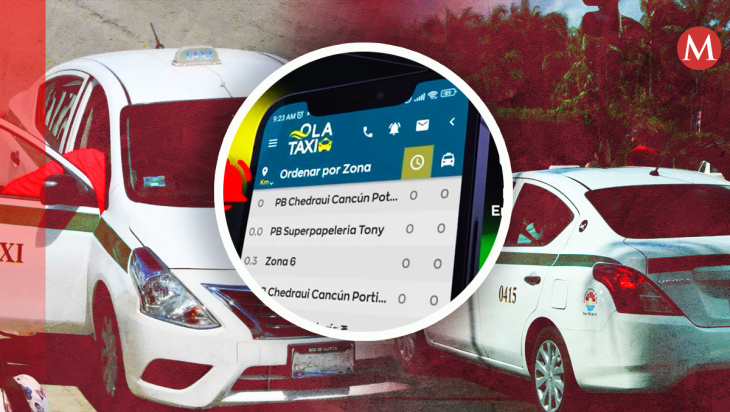 taxistas en cancún lanzarán aplicación 'ola taxi' para competir con plataformas de movilidad