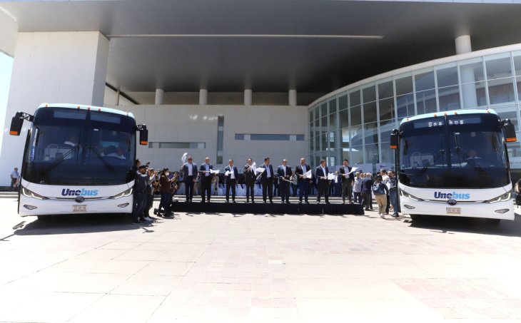 dos autobuses totalmente eléctricos darán servicio en unebus como prueba piloto