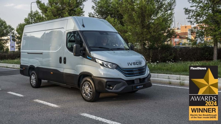 iveco edaily recibe premio a van eléctrica innovadora 2024