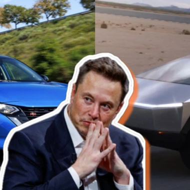 Cybertruck de Tesla choca contra Nissan Sentra ¿cuál quedó más dañado?