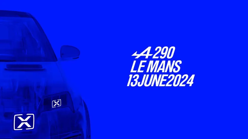 el alpine a290, la versión más deportiva del renault 5, se presentará el 13 de junio durante las 24 horas de le mans