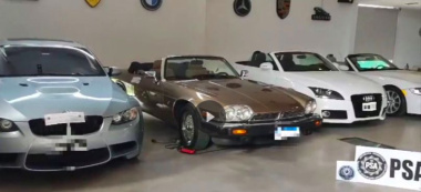 ​Una Ferrari, un Porsche y un Jaguar, descubren una flota de lujo de un detenido en diciembre