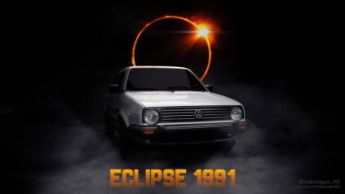 La curiosa historia del Volkswagen conmemorativo del eclipse de Sol 1991