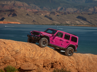 Jeep Wrangler 2024 seguirá ofreciéndose en color rosa Tuscadero