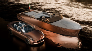 Maserati también compite en el agua, con una lancha motora eléctrica