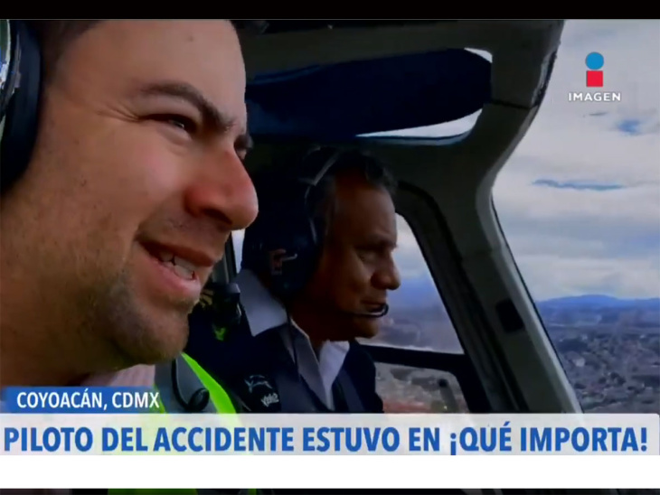 video: a 180 km/h, así era volar en helicóptero de piloto que murió en cdmx