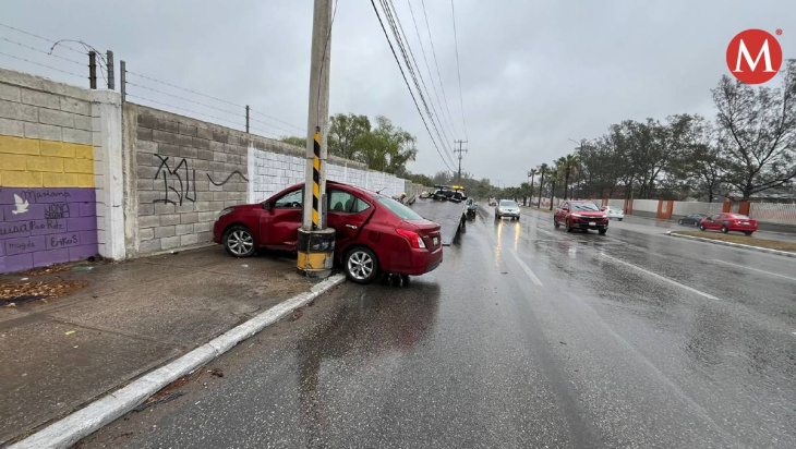 lluvia provocó racha de choques en transitadas avenidas de zona sur de tamaulipas