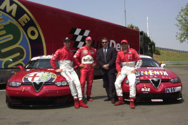 El día en el que Michael Schumacher probó el Alfa Romeo 156 S2000 de Gabriele Tarquini en el circuito de Mugello