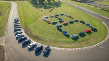 Los 60 años del Ford Mustang se celebraron en el Autódromo de Buenos Aires