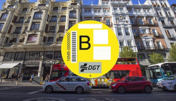 las restricciones a vehículos con etiqueta b amarilla de la dgt afectarían ya a 3 de cada 10 coches