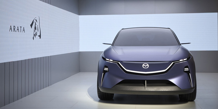 mazda ez-6 y mazda arata, un nuevo eléctrico y un concept presentados en el auto china 2024