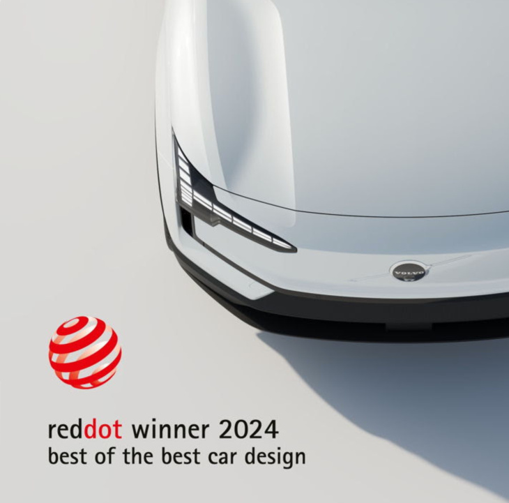 el volvo ex30 recibió el premio más prestigioso del diseño automotriz
