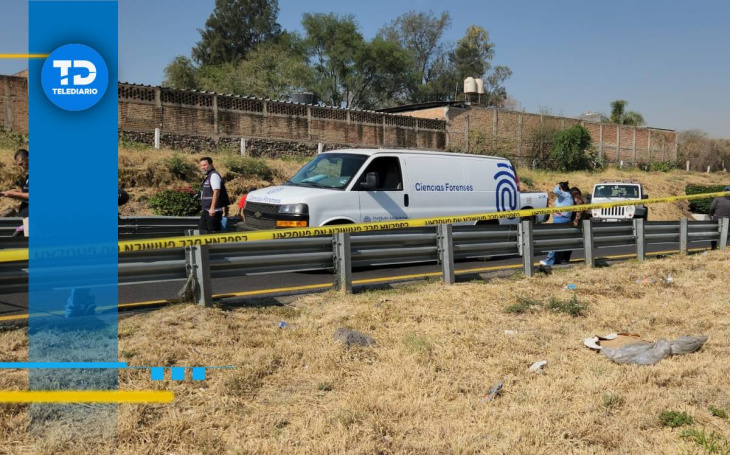 motociclista muere tras accidente en la autopista guadalajara-zapotlanejo; buscan a sus familiares