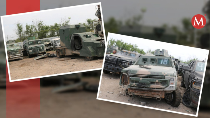 destruye la fgr 42 vehículos “monstruos” en tamaulipas