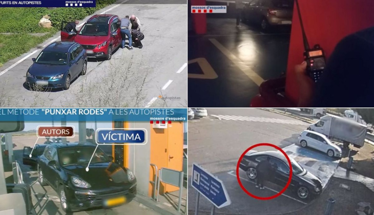 Descubrimos en vídeos cómo están robando en los coches en las carreteras más peligrosas de España