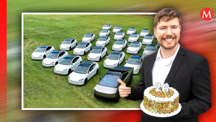 mrbeast regalará 26 autos tesla por su cumpleaños y mexicanos pueden participar; aquí te decimos cómo